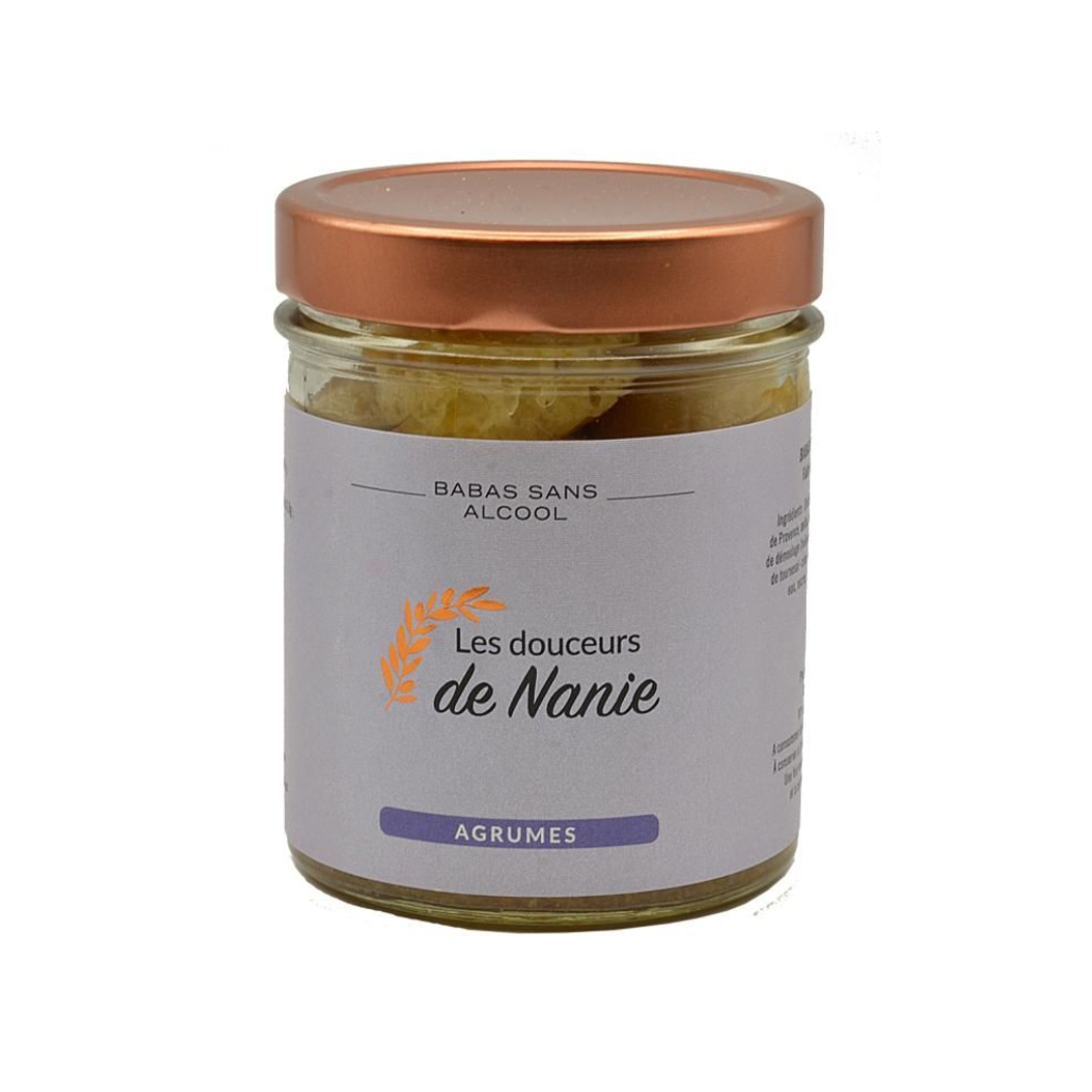 Baba au rhum aux agrumes sans alcool - 10 pièces