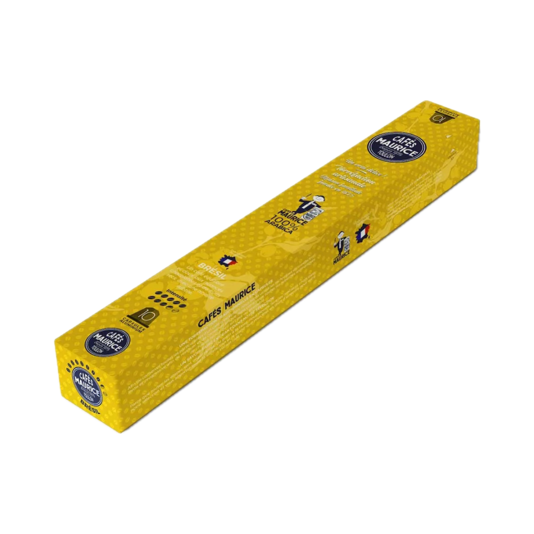 Capsules Brésil 100% Arabica - Cafés Maurice