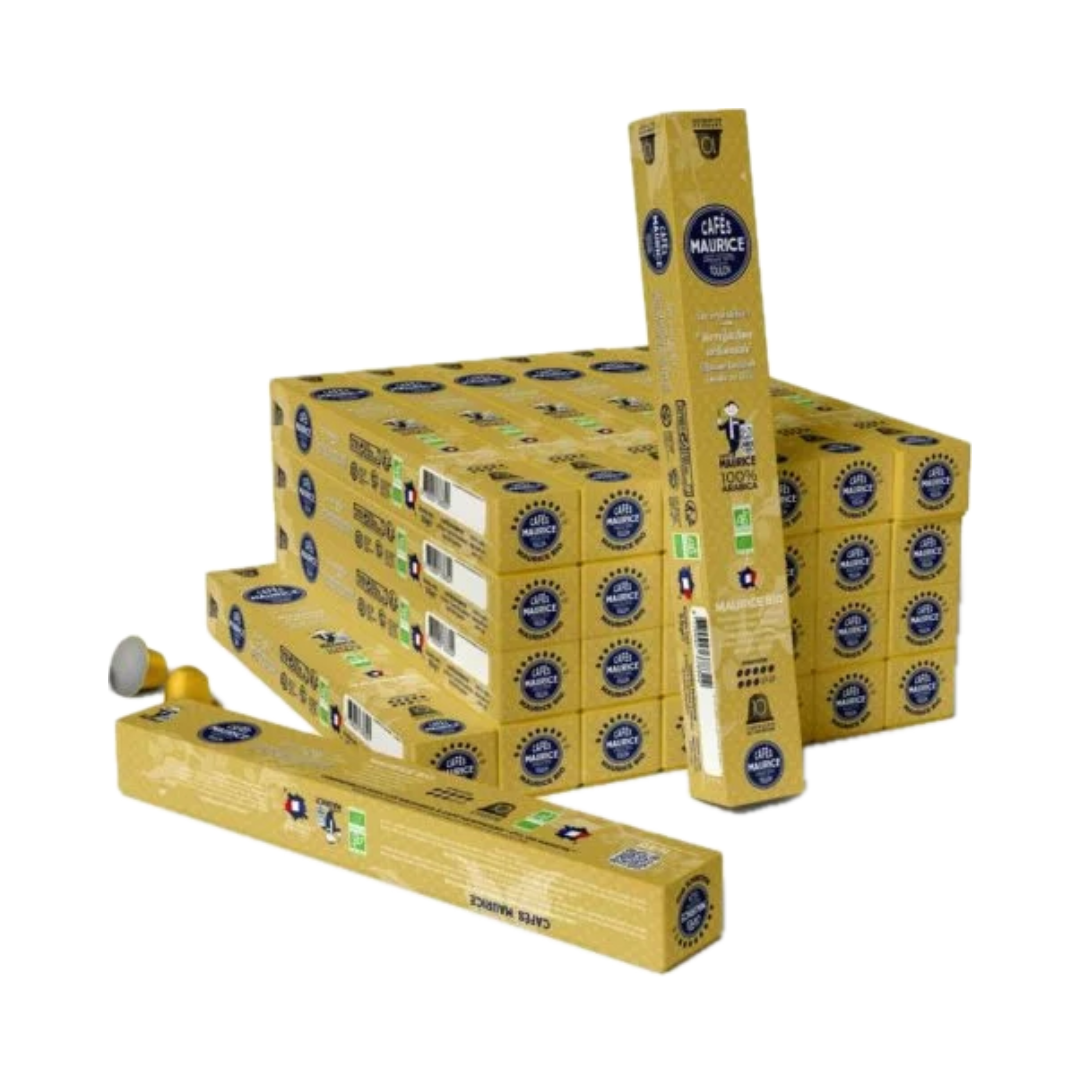 Capsules Le Maurice Bio 100% Arabica - Cafés Maurice