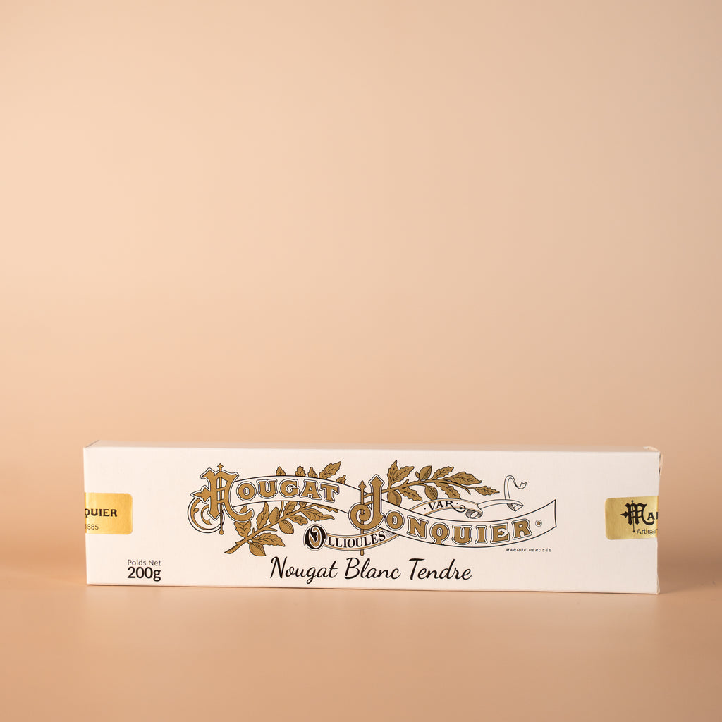 Nougat blanc tendre - barre 200g