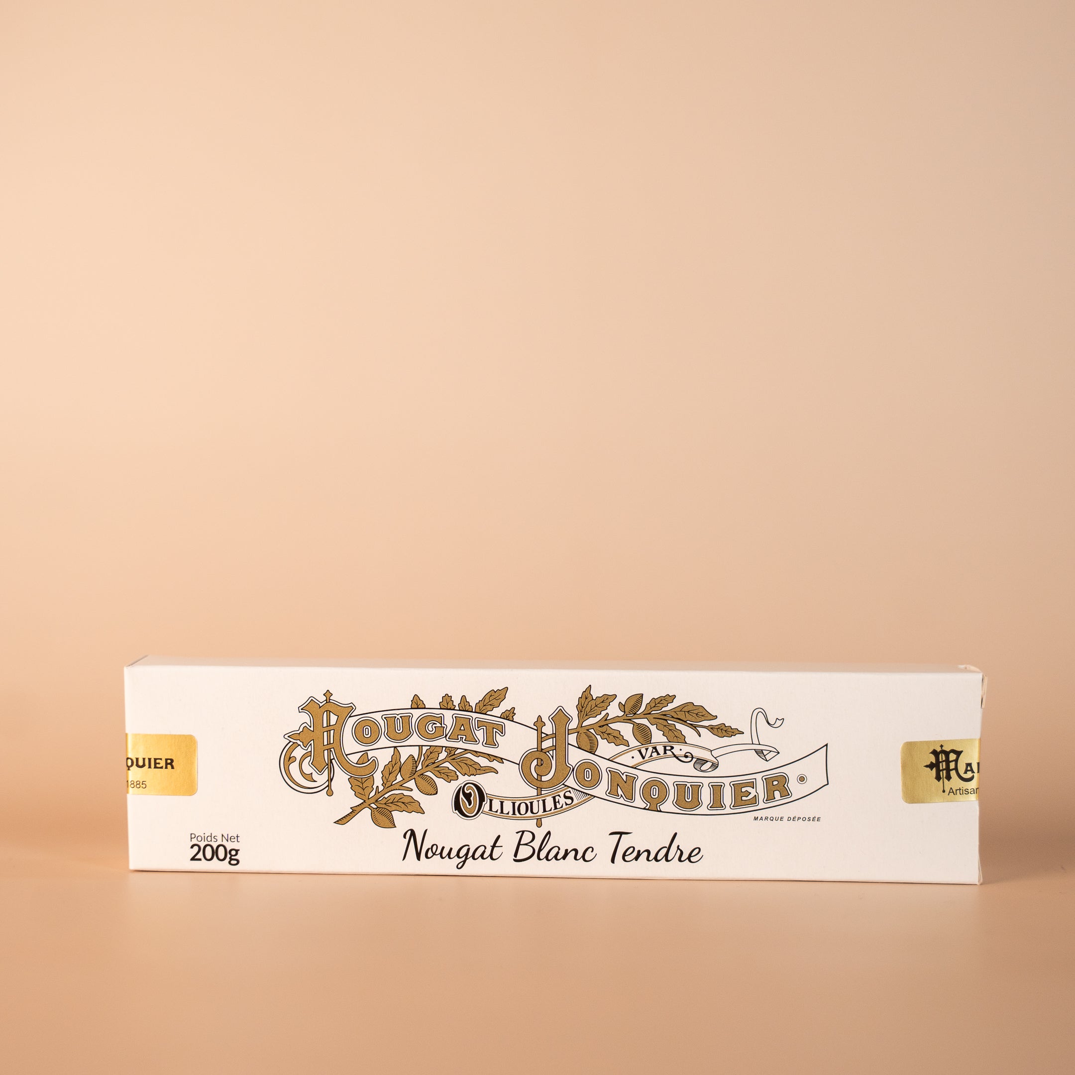 Nougat blanc tendre - barre 200g