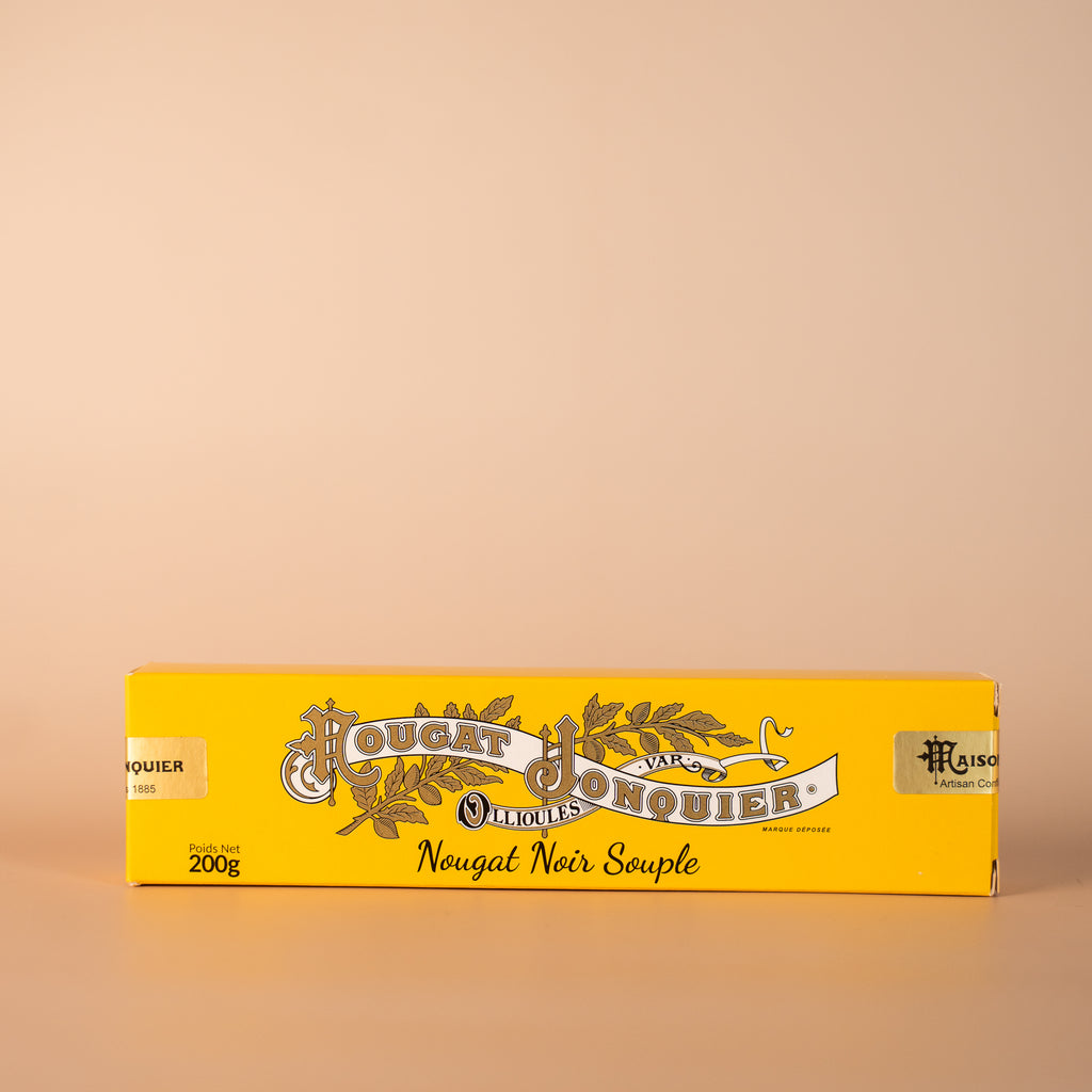 Nougat noir souple - barre 200g