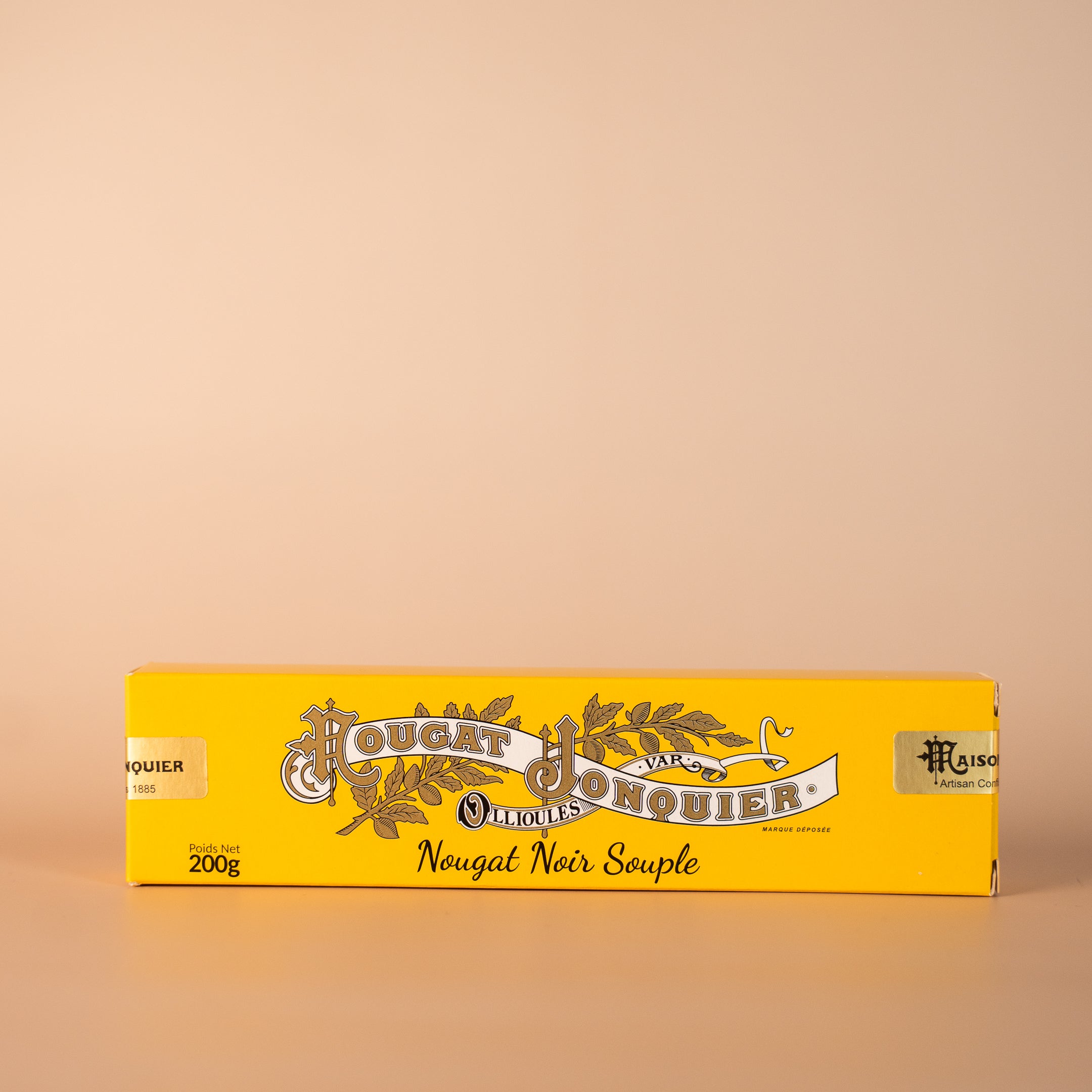 Nougat noir souple - barre 200g