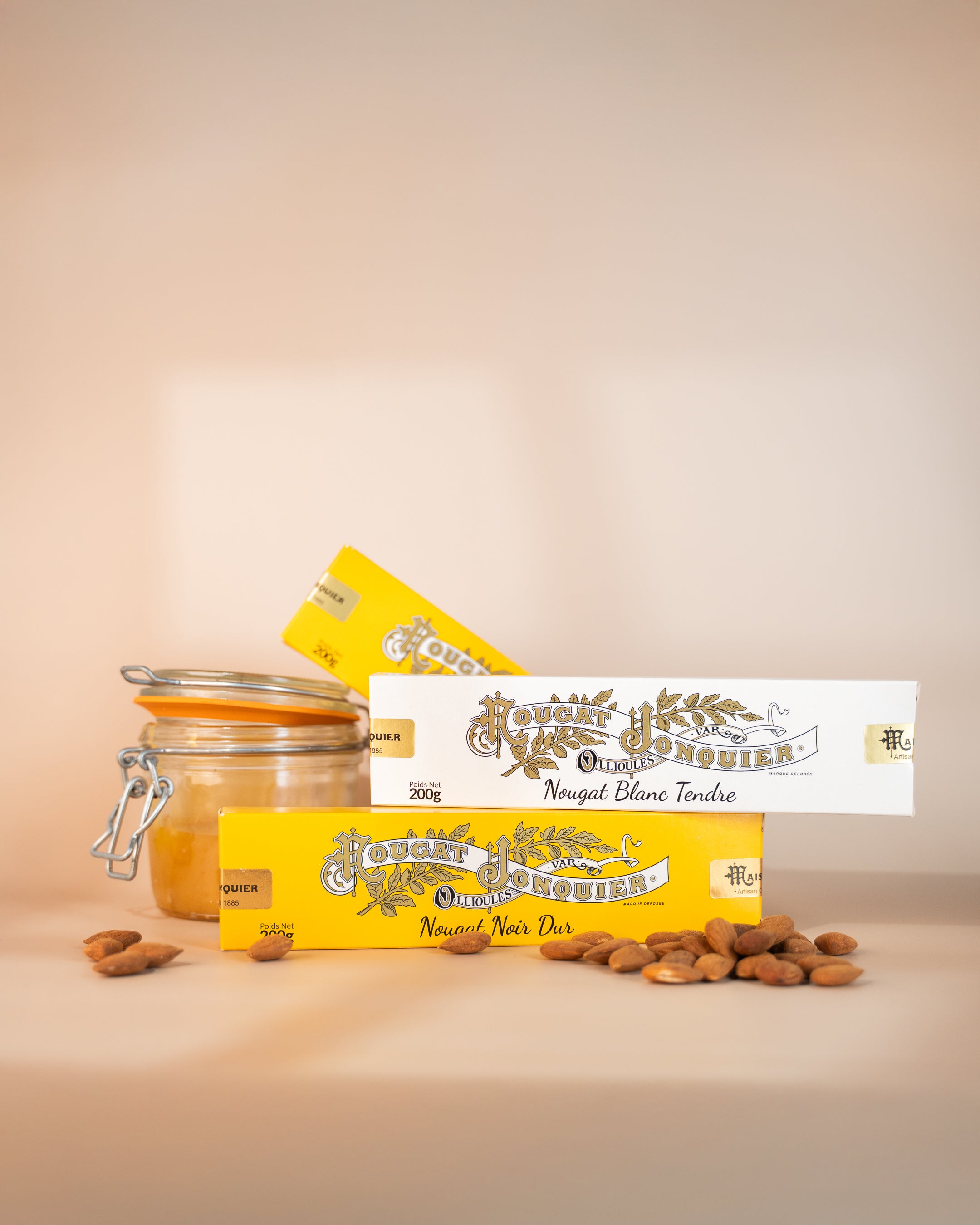 Nougat noir souple - barre 200g